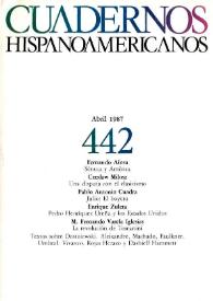Cuadernos Hispanoamericanos. Núm. 442, abril 1987