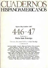 Cuadernos Hispanoamericanos. Núm. 446-447, agosto-septiembre 1987