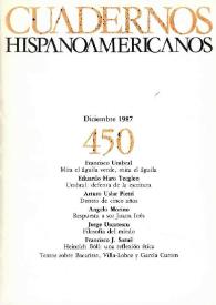 Cuadernos Hispanoamericanos. Núm. 450, diciembre 1987