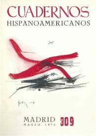 Cuadernos Hispanoamericanos. Núm. 309, marzo 1976