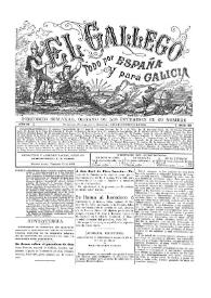 El Gallego. Periódico semanal órgano de los intereses de su nombre. Núm. 43, 15 de febrero  1880