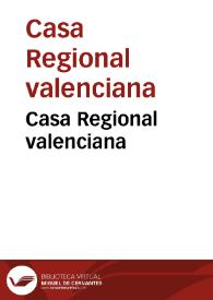 Casa Regional Valenciana