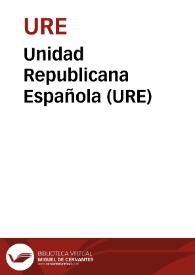 Unidad Republicana Española (URE)