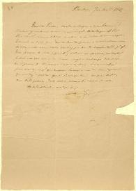 Carta a sus padres, 7 de diciembre de 1835