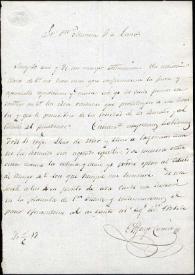 Carta de Alfonso Carrero. [s.a 1836?]