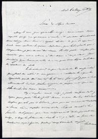 Carta a Alfonso Carrero. Madrid, 8 de marzo de 1836