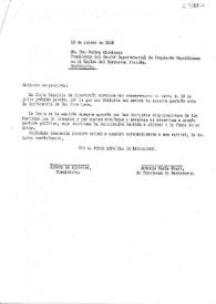 Carta de Álvaro de Albornoz y Antonio María Sbert a Carlos Chicharro. Casablanca (Marruecos), 10 de agosto de 1945  
