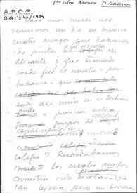 Otra nota manuscrita de Carlos Esplá 