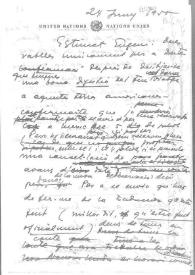 Carta de Carlos Esplá a Eugenio Xammar. 24 de junio de 1955