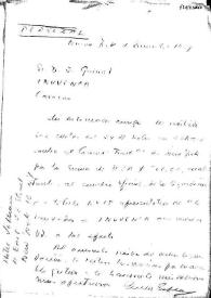 Carta de Carlos Esplá al Sr. D. J. Gimet, de Inuvenca. Caracas, 1 de diciembre de 1959