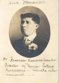 Carta de RAMÍREZ URRUTIA, Francisco