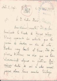 Carta de Martínez Sierra, Gregorio