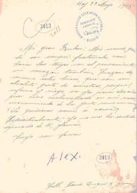 Carta de Sawa, Alejandro