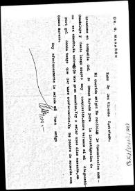 Carta en la que se comunica haber recibido el nombramiento junto a Manuel Gómez- Moreno para la investigación de Guadalupe