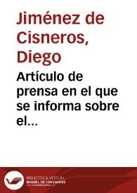 Artículo de prensa en el que se informa sobre el descubrimiento de dos yacimientos arqueológicos en Cartagena en los que la mayor parte de materiales han desaparecido.