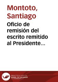 Oficio de remisión del escrito remitido al Presidente del Directorio Militar para que vuelva a poder del Estado y trasladado al Museo Arqueológico...