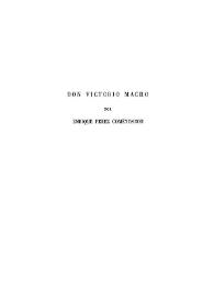 Don Victorio Macho