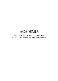 Academia $b : Boletín de la Real Academia de Bellas Artes de San Fernando. Primer semestre 1969. Número 28. Preliminares e índice