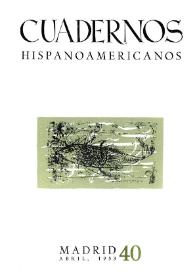 Cuadernos Hispanoamericanos. Núm. 40, abril 1953