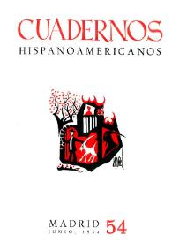 Cuadernos Hispanoamericanos. Núm. 54, junio 1954