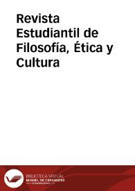 Revista Estudiantil de Filosofía, Ética y Cultura