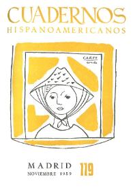 Cuadernos Hispanoamericanos. Núm. 119, noviembre 1959