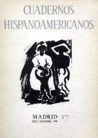 Cuadernos Hispanoamericanos. Núm. 17, septiembre-octubre 1950