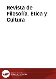Revista de Filosofía, Ética y Cultura