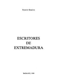 Escritores de Extremadura