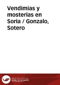 Vendimias y mosterías en Soria