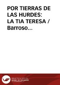 POR TIERRAS DE LAS HURDES: LA TIA TERESA