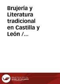 Brujería y Literatura tradicional en Castilla y León