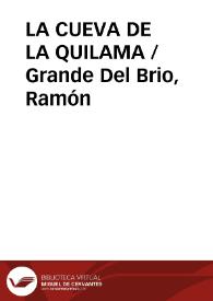 LA CUEVA DE LA QUILAMA
