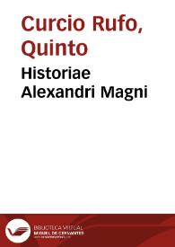 Historiae Alexandri Magni