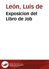 Exposicion del Libro de Job