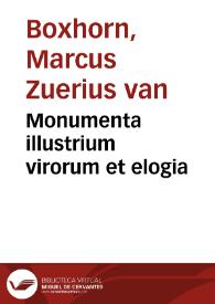 Monumenta illustrium virorum et elogia