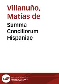Summa Conciliorum Hispaniae