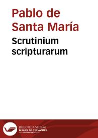 Scrutinium scripturarum