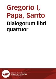 Dialogorum libri quattuor