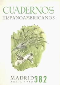 Cuadernos Hispanoamericanos. Núm. 382, abril 1982