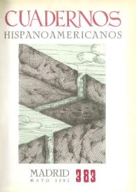 Cuadernos Hispanoamericanos. Núm. 383, mayo 1982