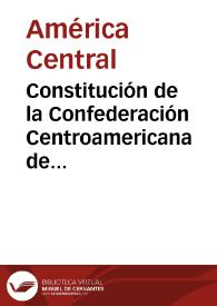 Constitución de la Confederación Centroamericana de 1842