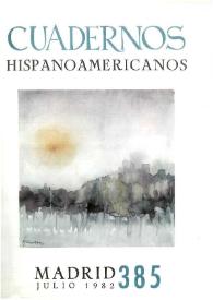 Cuadernos Hispanoamericanos. Núm. 385, julio 1982