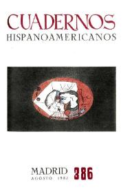 Cuadernos Hispanoamericanos. Núm. 386, agosto 1982