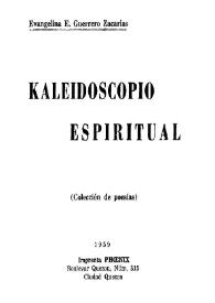 Kaleidoscopio espiritual (colección de poesías)