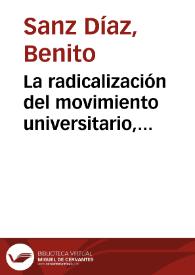 La radicalización del movimiento universitario, 1968-1975 : La proliferación de partidos políticos