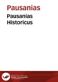 Pausanias Historicus