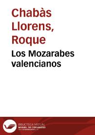 Los Mozarabes valencianos