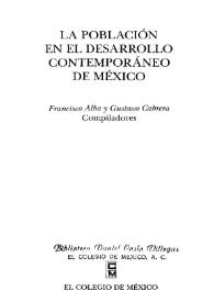 La población en el desarrollo contemporáneo en México