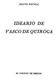 Ideario de Vasco de Quiroga